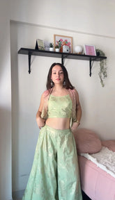 Women Printed Pure Cotton Ethnic Co-Ords-AHBLSKCP-COMBO-952